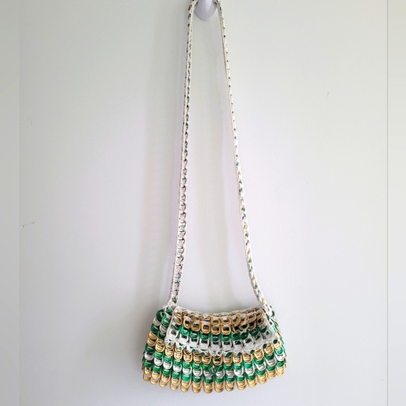 ♻️ Recycled Unique Handmade Purse - made of soda can opener tabs - Picture 1 of 4